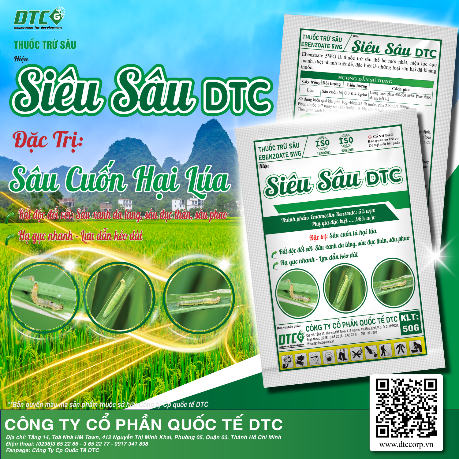 EBENZOATE 5WG Hiệu SIÊU SÂU DTC