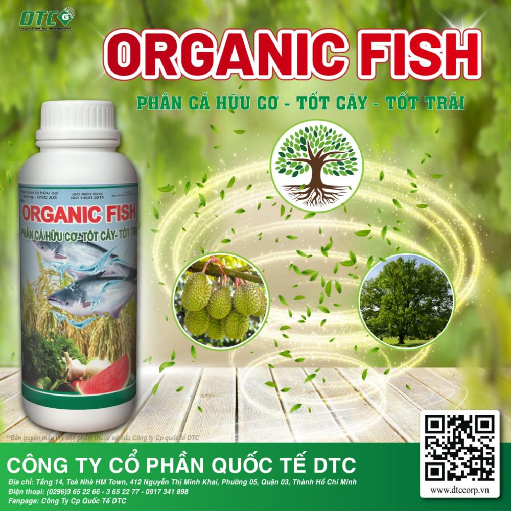 PHÂN BÓN LÁ HỮU CƠ - VI LƯỢNG GNC AG Hiệu ORGANIC FISH