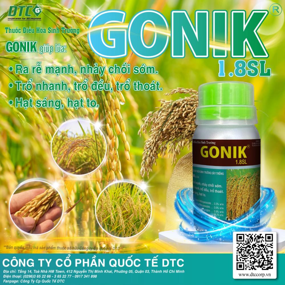THUỐC ĐIỀU HOÀ SINH TRƯỞNG GONIK 1.8SL