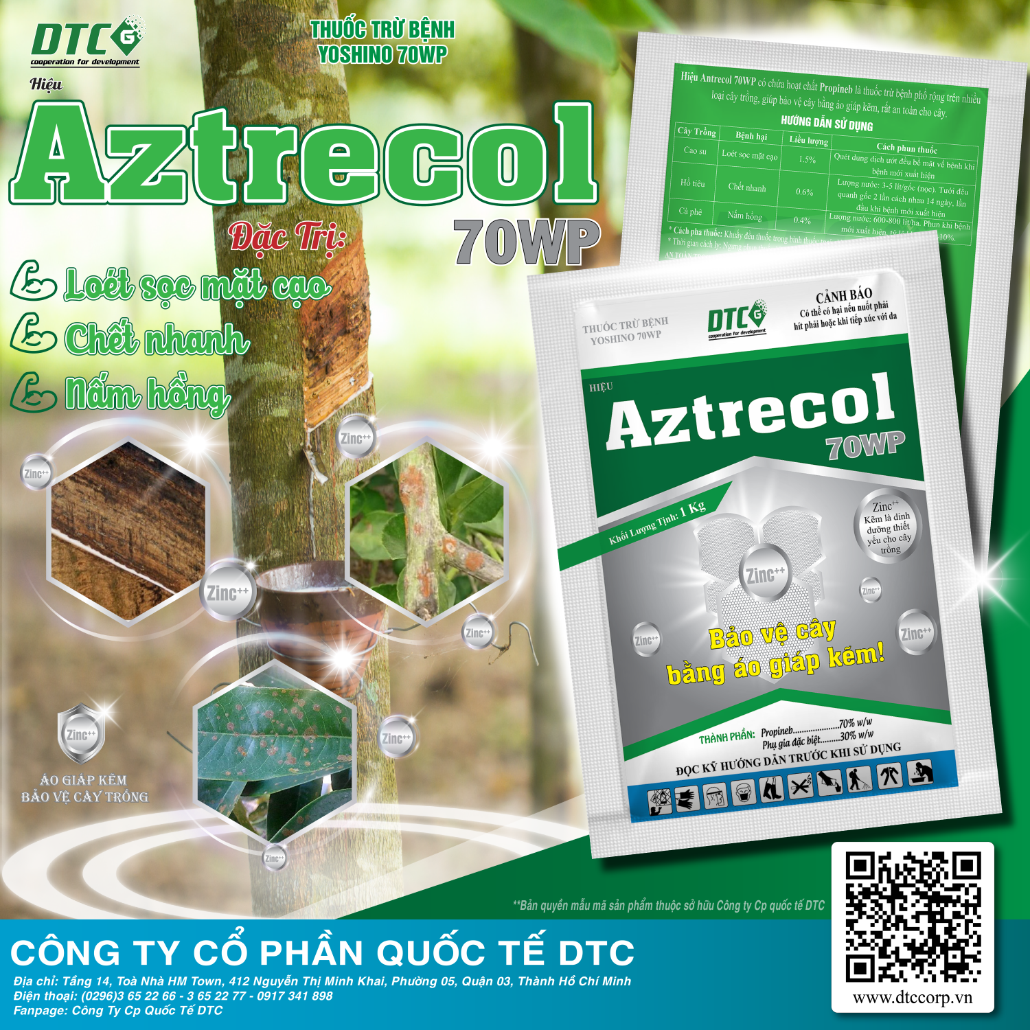 YOSHINO 7WP Hiệu AZTRECOL 70WP